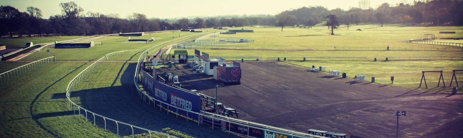 Centre course at Uttoxeter Racecourse.