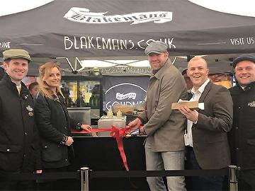 Blakemans celebrating an award win from the National Racecourse Catering Award