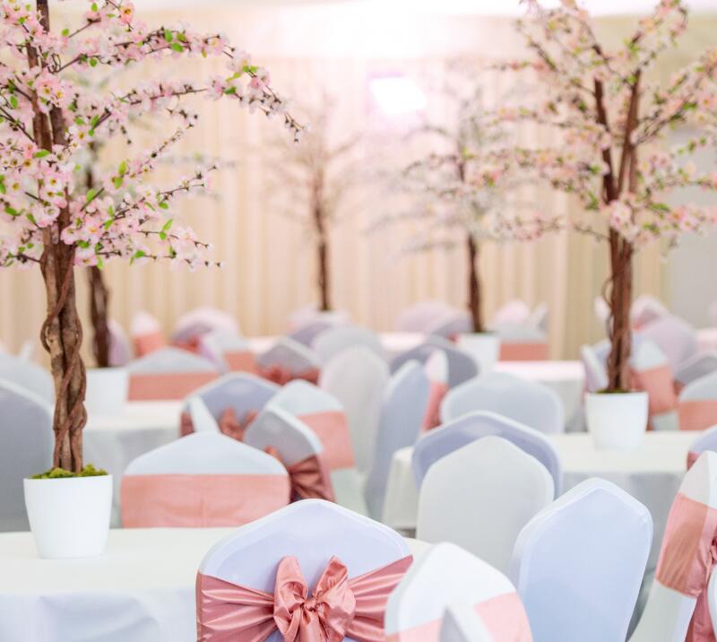 wedding venue in the final furlong marquee