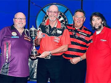 Andy Hamilton with his trophy